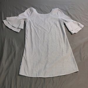 Vertical striped dress